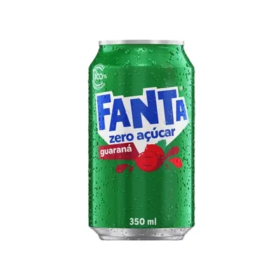 Refrigerante Fanta Guaraná Zero Açúcar Lata 350ml